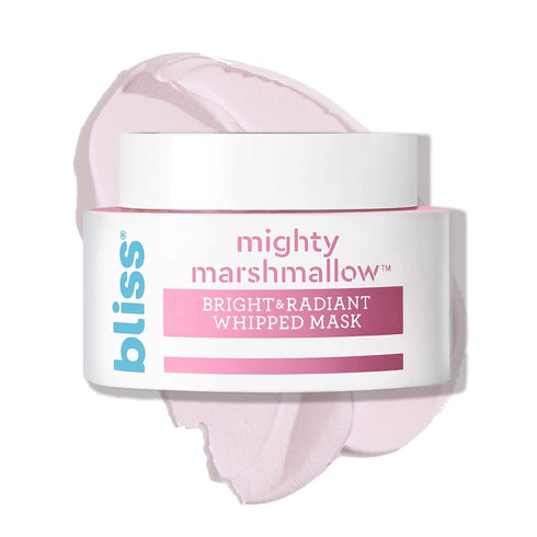Bliss Mighty Marshmallow Brightening & Hydrating Face Mask - 1.7 Oz - Clean, Vegan & Cruelty-Free for All Skin Types