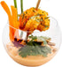 Restaurantware 2 Ounce Clear Plastic Bowls, 5 Disposable Sphere Cups, Versatile for Parties and Weddings