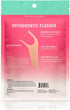 Orthodontic Flossers for Braces, Mint Flavor Dental Floss Picks, 60 Count/Bag (Pink, 2 Pack)