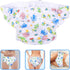 HAMPPLIES 2pcs Reusable Adult Cloth Diapers with Adjustable Snap Closure, Breathable Leakproof Incontinence Underwear