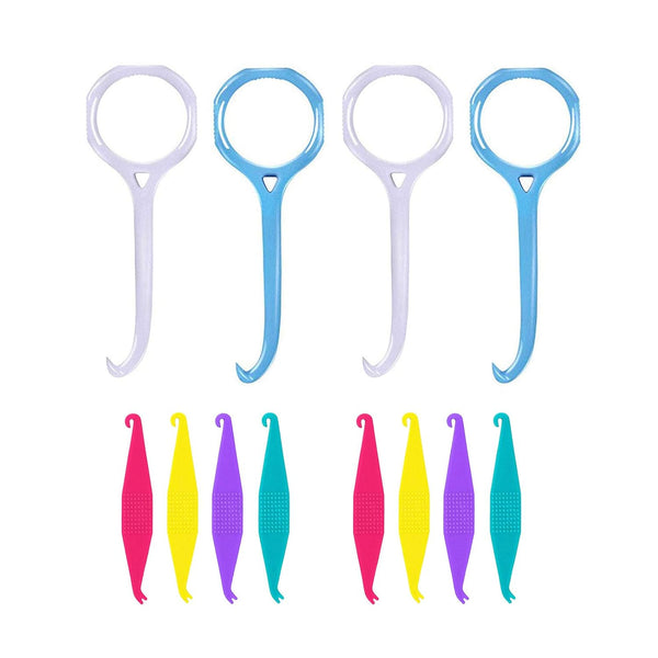 Aligner Remover Tool & Dental Elastic Rubber Bands Placers for Braces, HRASY Oral Care Accessories, 12 Pieces