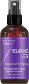 Seven Minerals Relaxing Leg Magnesium Spray, 4 fl oz - Essential Oils Blend of Orange, Cedarwood, & Lavender