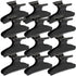 Ondder Black Butterfly Hair Clips for Pro Salon Styling, Cutting, Coloring Hair Accessories