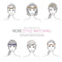 Teenitor 6 Pieces Elastic Rhinestone Beaded Headbands, Handmade Vintage Hair Bands for Girls