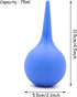 Honbay 75ml Rubber Squeeze Bulb Ear Syringe Ball, Laboratory Tool (Blue)
