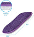 6 Pack Kitchen Dish Sponge Scrub, Heavy Duty Scrubber for Dishes and Pots, Reusable Microfiber, Purple