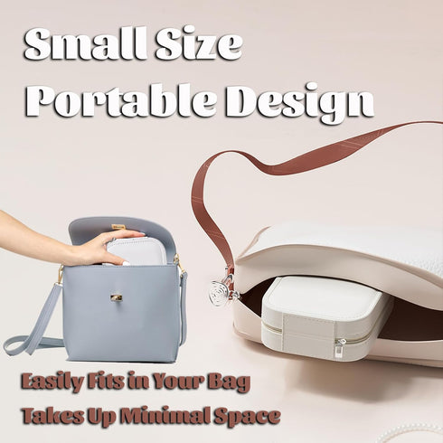 Travel Makeup Bag with LED Mirror - Portable Makeup Case with Light, Gift for Women