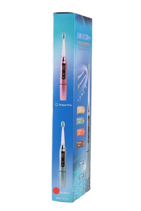 SONICETY HI-910 Pack 3 Electric Toothbrush Sky Blue (Value Includes Brushheads)