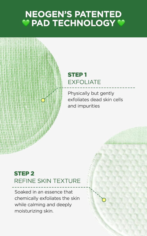 NEOGEN DERMALOGY Bio-Peel Gauze Peeling Pad Collection - Exfoliating & Cleansing Peeling Pad for Korean Skin Care