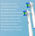 Electric Toothbrush Replacement Heads - 16 Pack Compatible Oral B Braun Brush Heads
