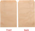 Volanic 100PCS 3X5 Inch Kraft Paper Bags, Small Flat Party Favor Bag for Bakery Cookies Sandwich Soap Packing