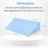 Wedge Pillow for Side Sleeping Positioning Wedges for Bed Sores Turning Medical Rolling Pillow for Elderly Waterproof