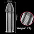 Sponver 4 DesignsPack 4 Threaded Condom Male Condom Adult Lock Crystal Sleeve of Transparent