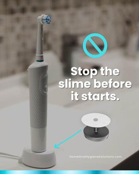Tidy Brush Dock (50 Count) Shield Electric Toothbrush Dock Protector, Compatible with Oral-B / Braun Chargers