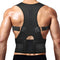 Thoracic Back Brace Posture Corrector - Magnetic Support for Neck, Shoulder, Upper and Lower Back Pain Relief (Black,