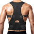 Thoracic Back Brace Posture Corrector - Magnetic Support for Neck, Shoulder, Upper and Lower Back Pain Relief (Black,