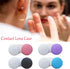 Smanzu 4 Pack Contact lens case Bulk Colorful Contact Lens Soak Storage Box Holder Container(Mixed Colors)