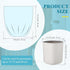 240 Counts Mini Trash Bags, 0.5 Gallon Tiny Garbage Bags, Strong Trash Can Liners for Car, Kitchen, Office