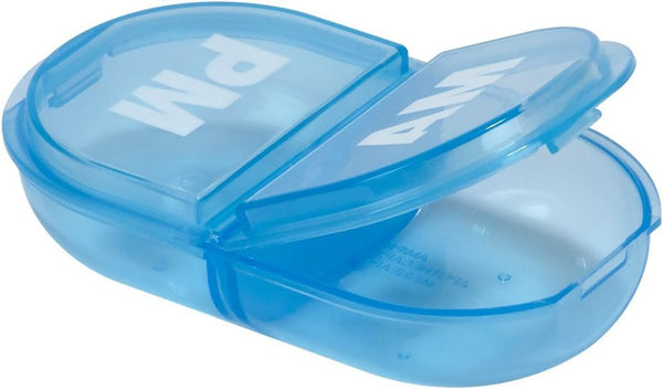 Ezy Dose Travel Pocket Pharmacy Pill Box and Medicine, Vitamin Container, Daily,