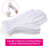 Selizo Moisturizing Gloves for Dry Hands Overnight, 3 Pairs 100% White Cotton Spa Gloves for Eczema, Women