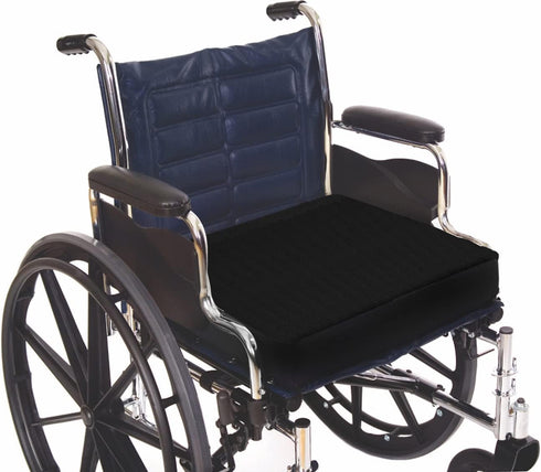 Essential Medical Supply Rehab 1 Foam Cushion, Higher Density Seat Cushion for Office Chair, Wheelchair Pain Relief