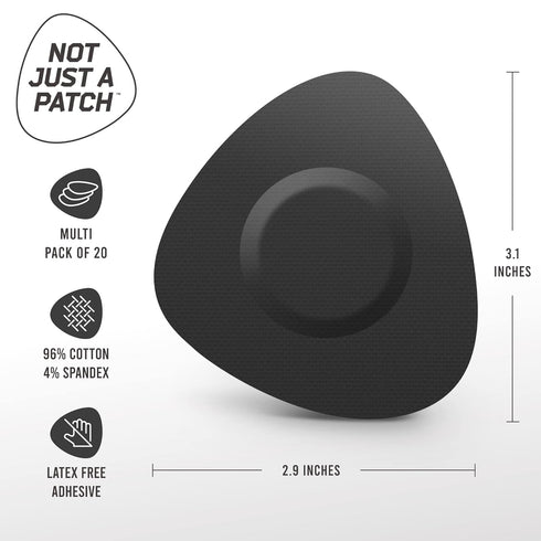 Not Just A Patch Freestyle Libre 2 Sensor Covers (20 Pack) Lingo CGM Patches, Water Resistant & Durable