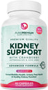 PurePremium Supplements - Kidney Support with Cranberry Extract & Astragalus - 60 Cranberry Pills for Urinary Tract