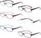 IVNUOYI 6 Pack Blue Light Blocking Reading Glasses with Spring Hinges, Lightweight Readers for Women, Anti Glare UV