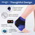 NEWGO Ankle Ice Pack Wrap for Swelling, Reusable Cold Pack for Ankle Injuries, Hot Cold Therapy, Blue
