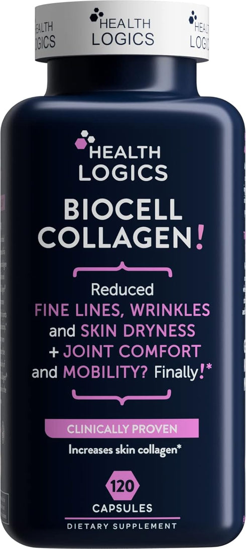 BioCell Collagen Joint and Skin Care Supplement - 120 Capsules
