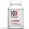 10X Health 5 MTHF Supplement, 60 Capsules, Methylated Multivitamin with Magnesium for Brain & Heart Health