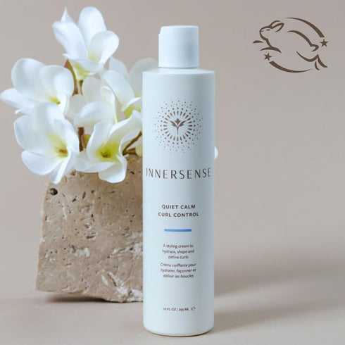 INNERSENSE Organic Beauty Quiet Calm Curl Control - Natural Smoothing, Hydrating, Light Hold | Non-Toxic, 2 Pack (2 fl