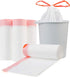Magesh 4 Gallon Small Drawstring Trash Bags, White, Drawstring-4Gal150