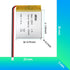 (3 Pack) 3.7v 502030 Battery Lithium Polymer Battery 3.7v 250mah 502030 Compatible for Multiple Device 502030 Replacement Batteries with PH 2.54 & PH 2.0 JST Connector and Tool
