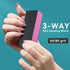 TsMADDTs 13 PCS Nail Files and Buffers Kit, Includes 3-Way Sanding Block, Cuticle Nippers & Pusher