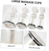 Ipetboom 8Pcs Vacuum Cupping Therapy Physical Therapy Cups for Back Shoulder and Strong Adsorption Convenient Design