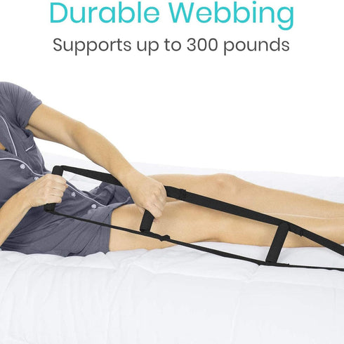 Luzhengyang 300lb Bed Ladder Assist Pull Up Device with Padded Hand Grip | Rise Easily from Bed | Weight Capacity |