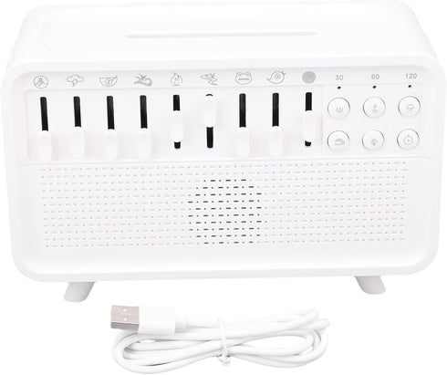 Naroote White Noise Machine Humidifier Diffuser with Bluetooth Speaker Night Light 150ml for
