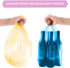 FORID Small Trash Bags, 4 Gallon Garbage Bags, 150 Counts, Thin Material, 5 Color for Office, Home Waste Bin