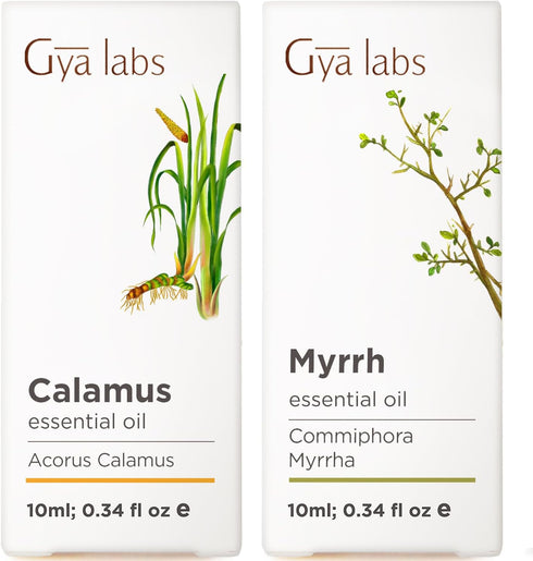 Calamus & Myrrh Essential Oil Set - Aromatherapy Grade Essential Oils Set