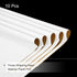 MECCANIXITY 10 Pcs Double Sided Color Flower Wrapping Paper, White+Gold for Florist Bouquet Supplies