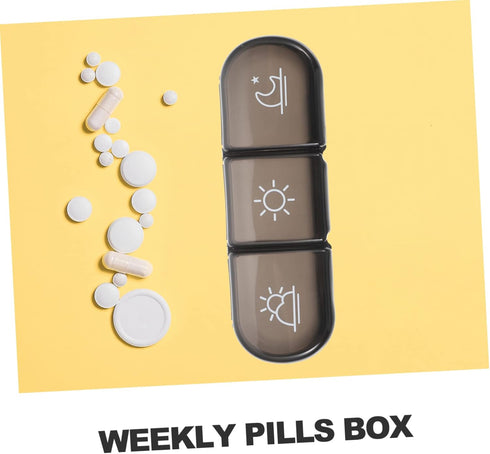 Travel-Friendly Weekly Pill Organizer - NOLITOY Medicine Storage Case