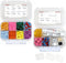 8 Compartment Large Pill Case with Airtight Seal, Adjustable Dividers, Waterproof Med Box with Medication Map (Clear -