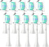 WEQNNM Replacement Toothbrush Heads Compatible with Philips Sonicare:10 Pack Professional Electric Brush Heads