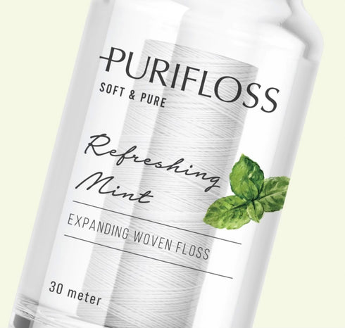 Premium Expanding Woven Dental Floss, PTFE & PFAS Free, Mint & Strawberry Duo, Dentist Recommended