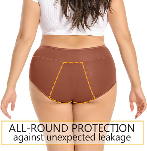Mordlanka Period Underwear for Women Breathable Menstrual Leakproof Panties