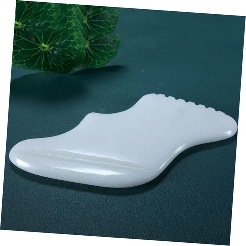 Jade Gua Sha Massage Tool - Facial and Body Scraper for Relaxation