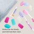 V-TOP 10 Pack Toothbrush Covers Caps, Silicone Portable Tooth Brush Protector for Travel, Home and Outdoor