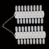 yueton Pack of 2 Sets 36 Tips Per Unit Double Layer Nail Color Display Card for Nail Art Practice Design Training