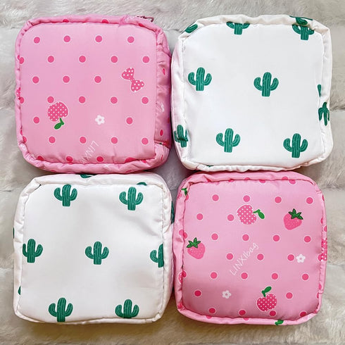 PayPie Sanitary Napkin Storage Bag, Portable Menstrual Pad Bag, Zipper Nursing Pad Holder, Tampon Organizer for Women